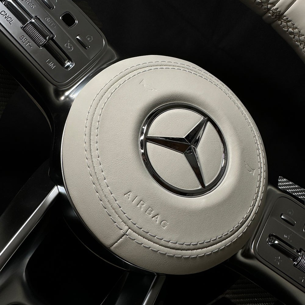 AMG Lenkrad Alcantara Beige inkl. Airbag passend für Mercedes - BFAN - BEFASTANDNOBLE