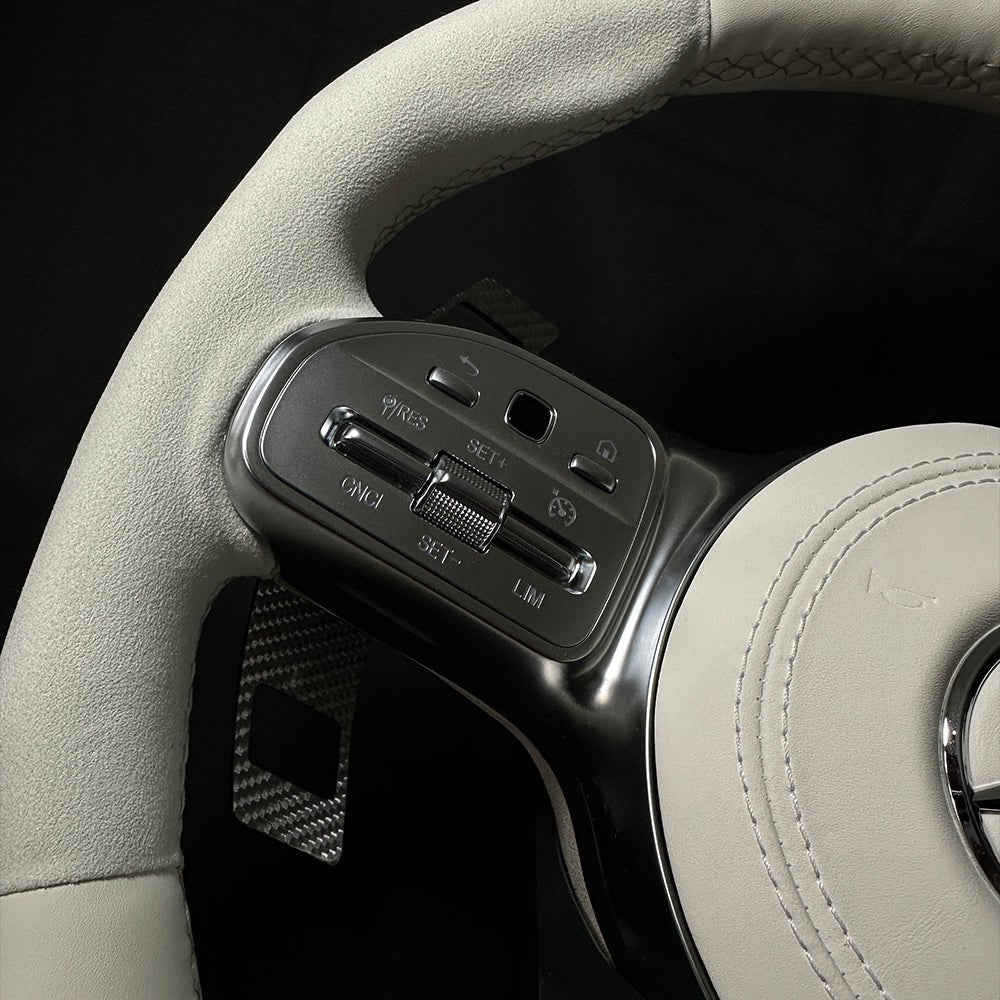 AMG Lenkrad Alcantara Beige inkl. Airbag passend für Mercedes - BFAN - BEFASTANDNOBLE