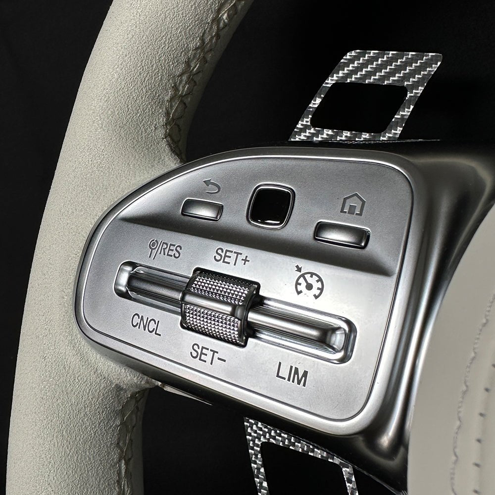 AMG Lenkrad Alcantara Beige inkl. Airbag passend für Mercedes - BFAN - BEFASTANDNOBLE