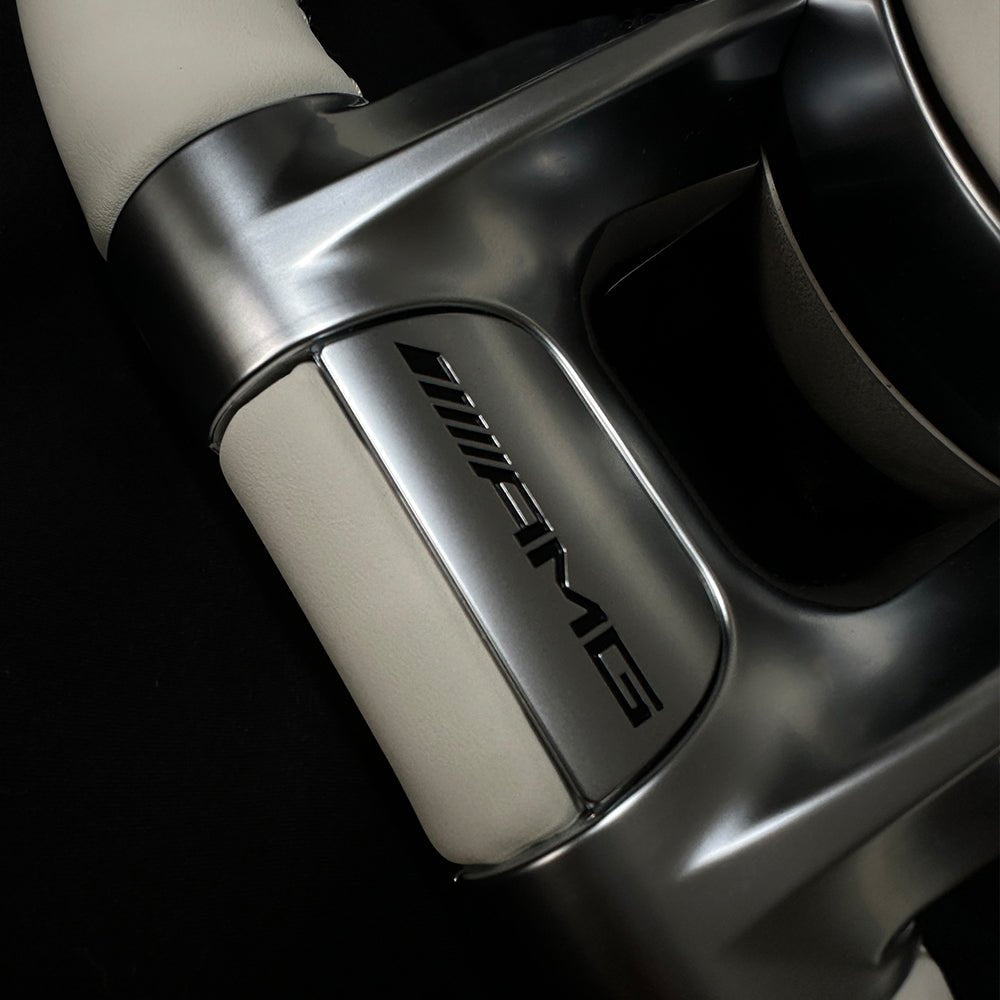 AMG Lenkrad Alcantara Beige inkl. Airbag passend für Mercedes - BFAN - BEFASTANDNOBLE