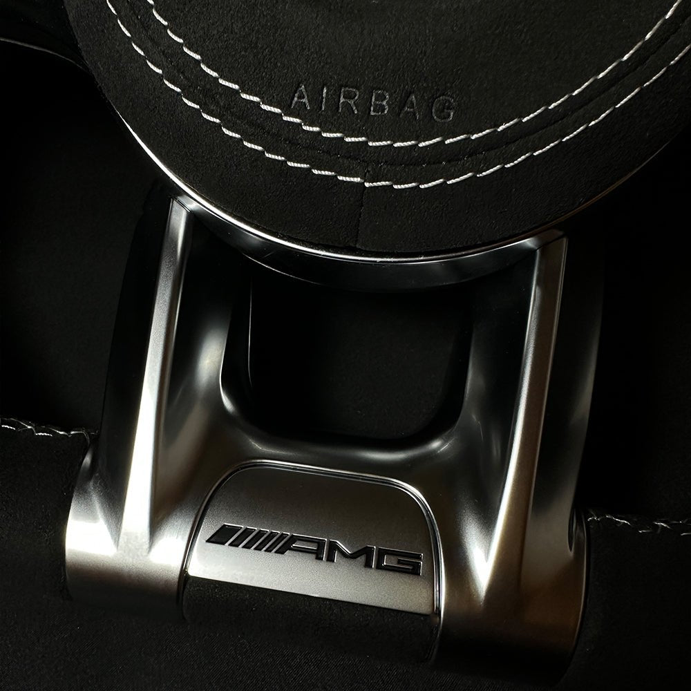 AMG Lenkrad Alcantara Schwarz inkl. Airbag passend für Mercedes - BFAN - BEFASTANDNOBLE