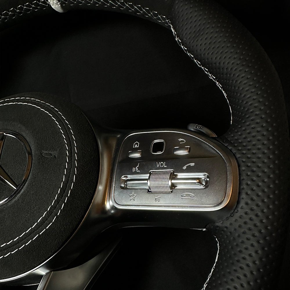 AMG Lenkrad Alcantara Schwarz inkl. Airbag passend für Mercedes - BFAN - BEFASTANDNOBLE
