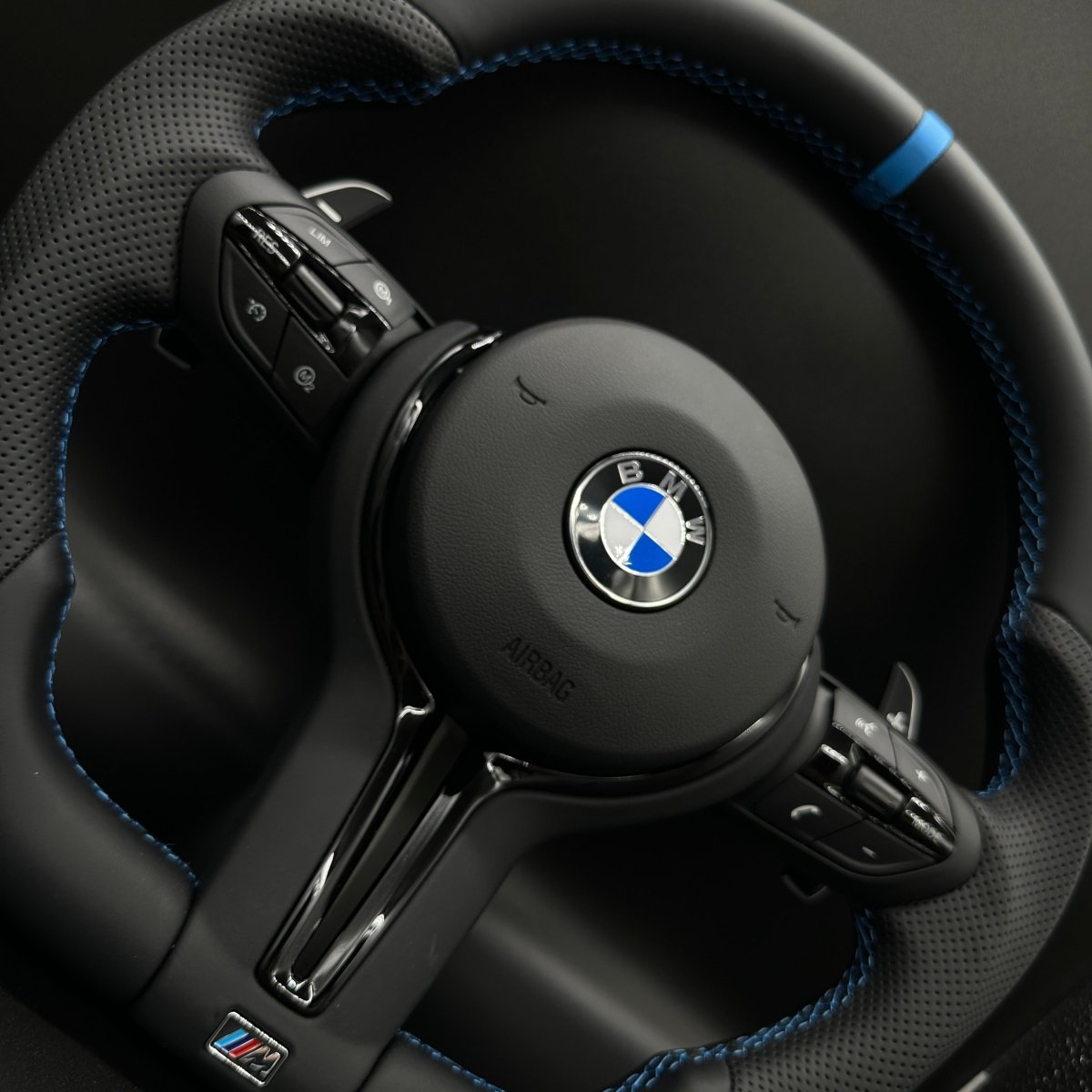 BMW M Lenkrad Abgeflacht Leder inkl. Airbag - BlackForest Autos